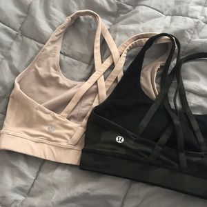 Bundle of 2 Lululemon energy bras